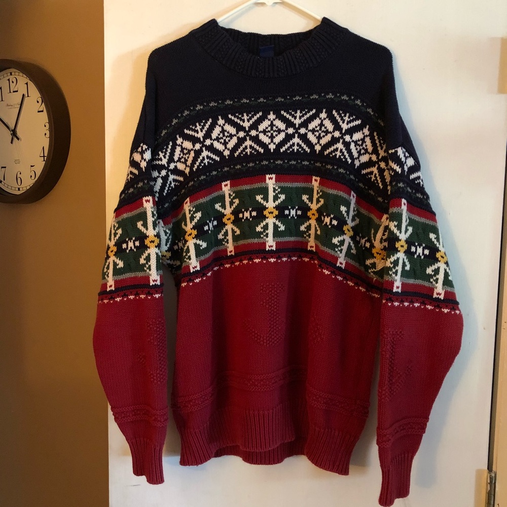 Vintage Nautica Knit Sweater Size L